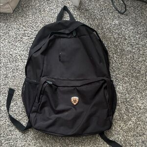 Ariat Black Backpack with Logo